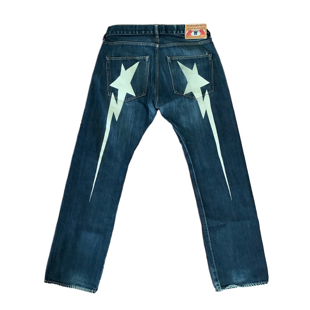 BAPE Bapesta Star Selvedge Jeans